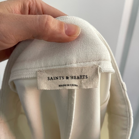 Saints & Hearts Suede Star Embellished Stud Shorts - S - Picture 4 of 5